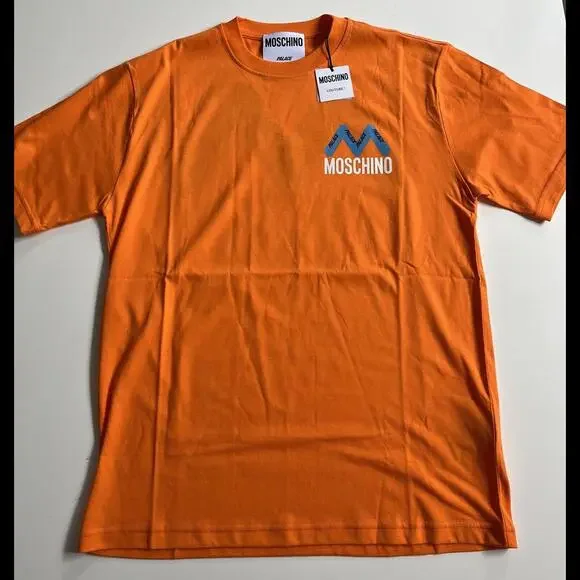 Palace Moschino Orange T-shirt men’s Size L New With Tags